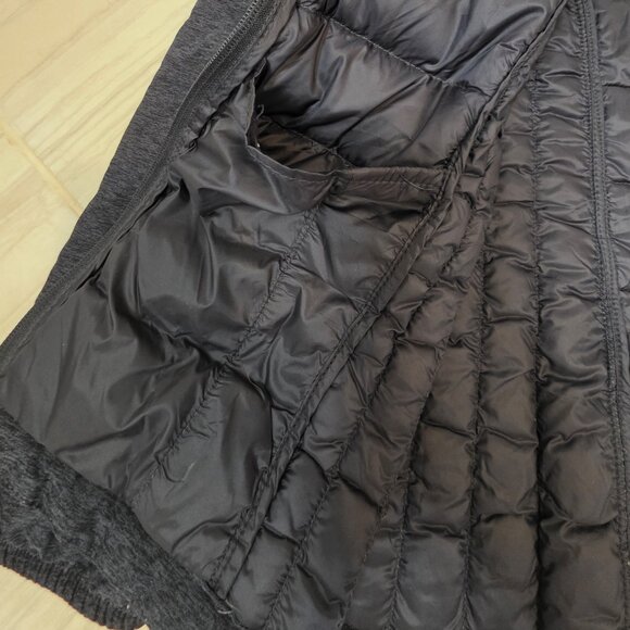 HeatKeep Jacket Womens HeatherGrey Down Puffer Packable Lightweight Jkt Size L/G - Picture 5 of 15